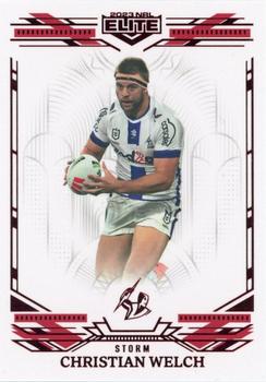 2023 NRL Traders Elite - Mojo Ruby #MR072 Christian Welch Front